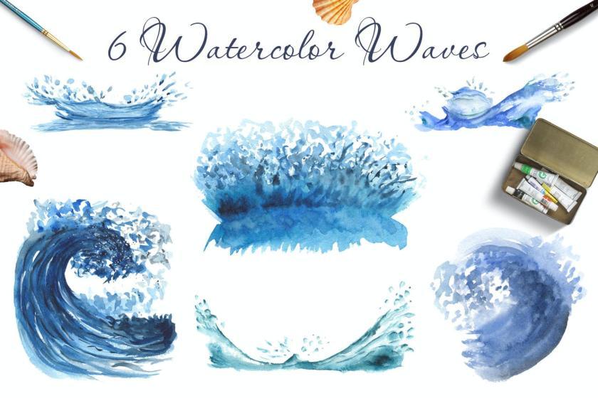 25xt-160409 WatercolorBlueOceanMammalsz4.jpg