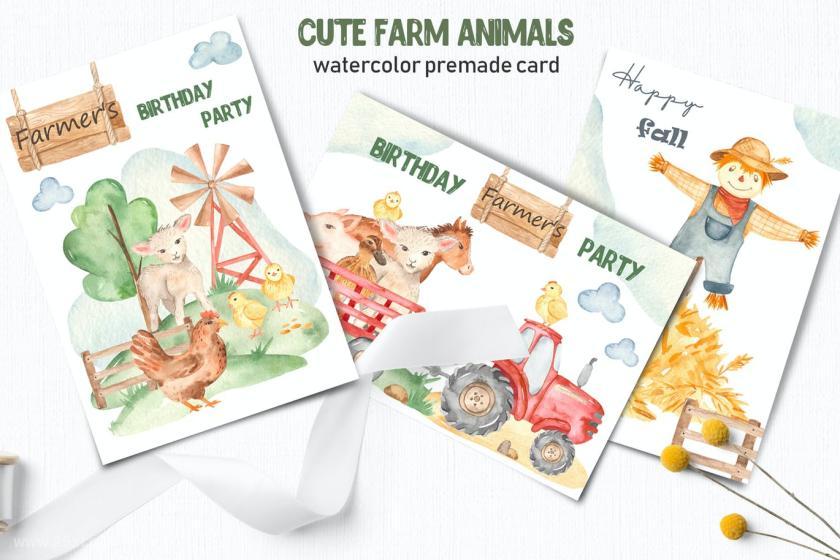 25xt-160410 WatercolorcutefarmanimalsCollectionclipartz5.jpg