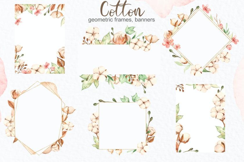 25xt-160414 WatercolorcottonClipart,frames,wreathsz6.jpg