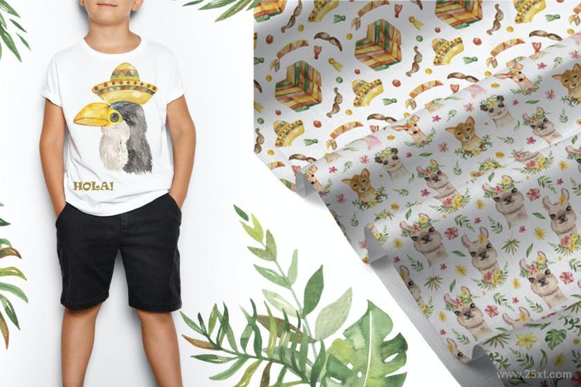25xt-160424 WatercolorMexicanlittleanimalsz10.jpg
