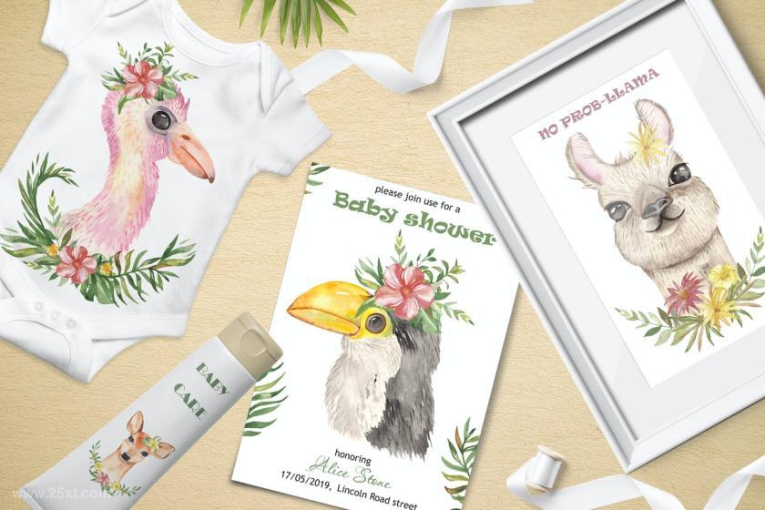 25xt-160424 WatercolorMexicanlittleanimalsz12.jpg