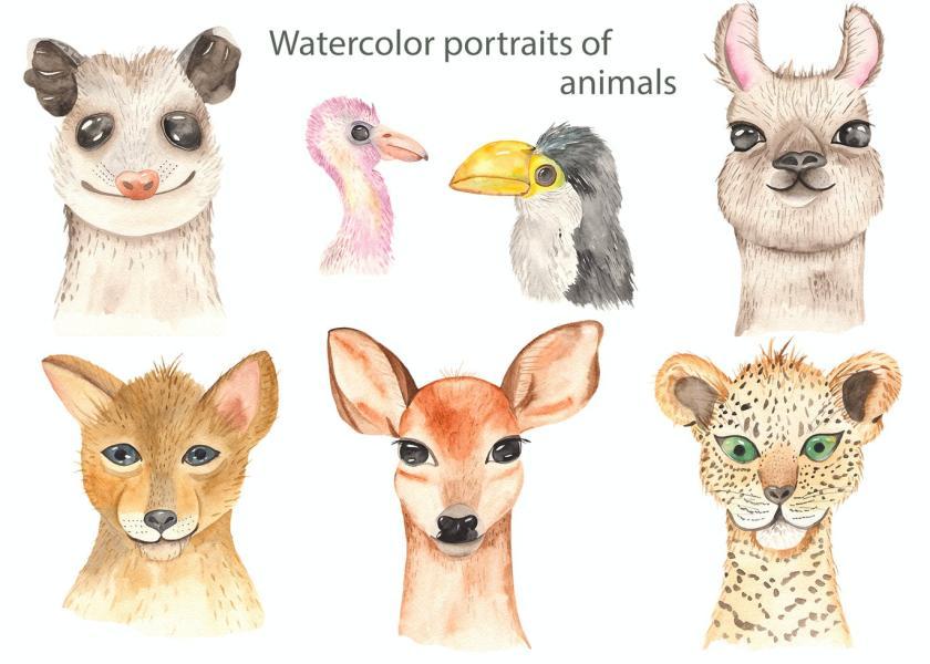 25xt-160424 WatercolorMexicanlittleanimalsz3.jpg
