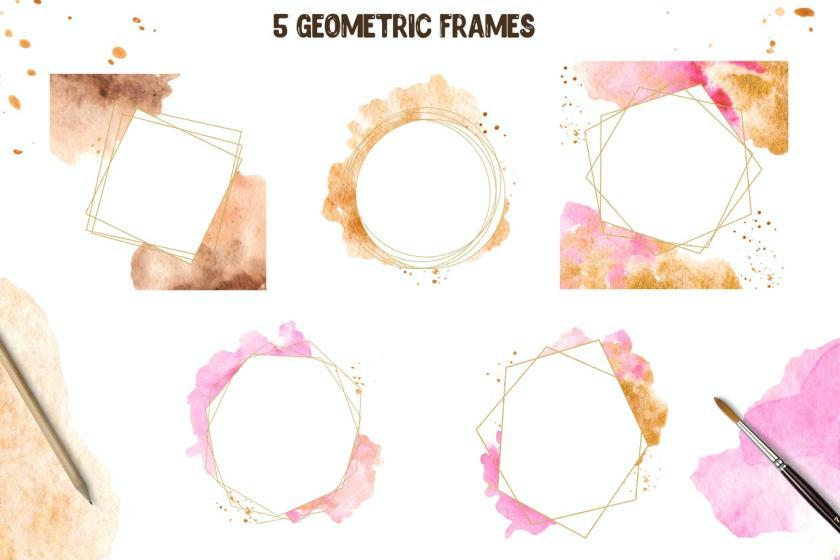 25xt-160428 WatercolorSweetsClipart,frames,cards,patternsz5.jpg