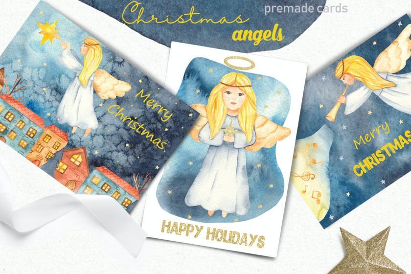 25xt-160431 WatercolorChristmasAngelsClipart,cardsz6.jpg