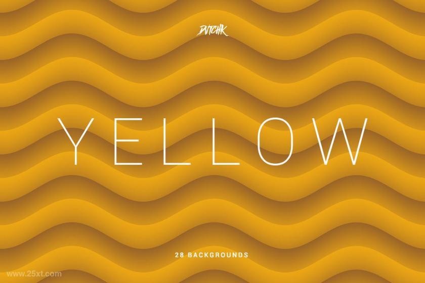 25xt-160935 YellowSoftAbstractWavyBackgroundsz4.jpg