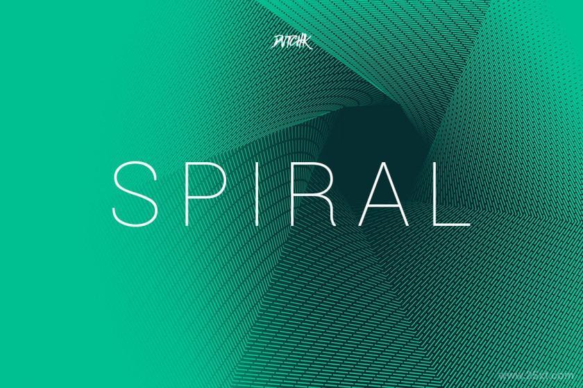 25xt-160990 SpiralHexagonSwirlBackgroundsVol02z10.jpg