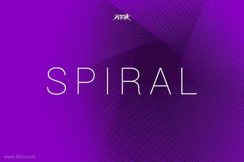 25xt-160990 SpiralHexagonSwirlBackgroundsVol02z12.jpg