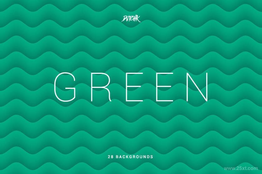25xt-161029 GreenSoftAbstractWavyBackgroundsz4.jpg