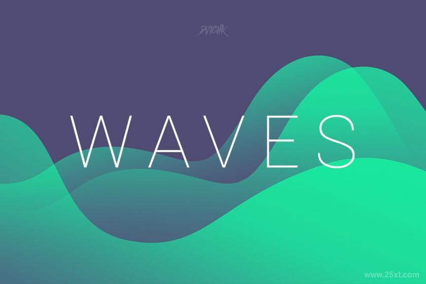 25xt-170363 WavesSmoothColorfulBackgroundsVol01z4.jpg