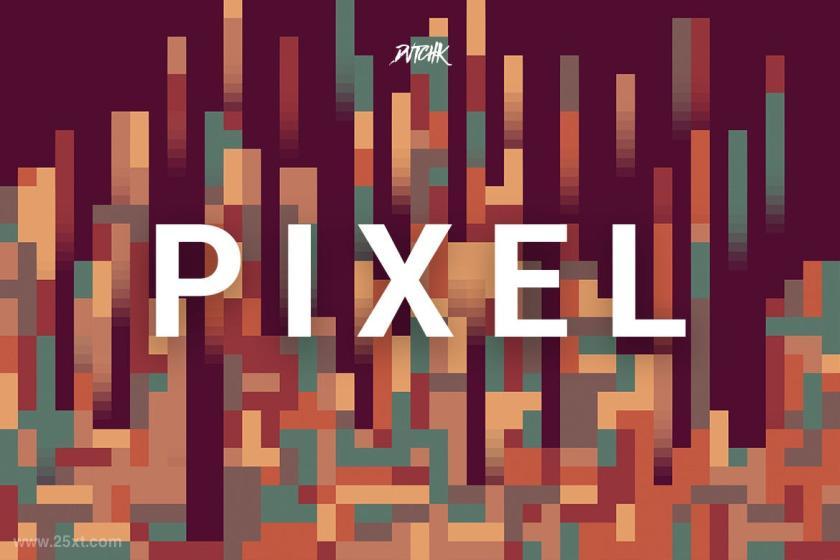 25xt-170387 PixelColorfulMotionSquareBackgroundsV01z3.jpg