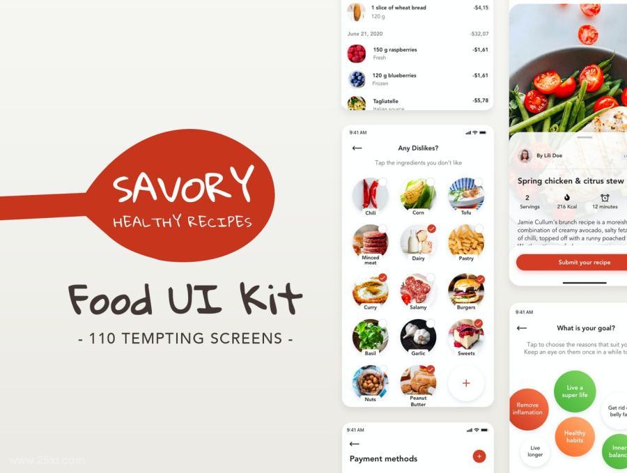 25xt-170422 Savory---A-Food-Mobile-UI-Kitz3.jpg