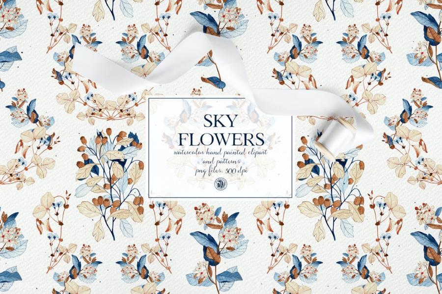 25xt-170466 Sky-Flowers---watercolor-clipart-and-patternsz2.jpg