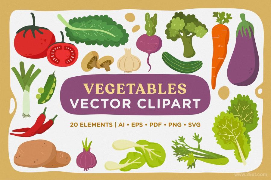 25xt-170587 Cute-Iconic-Fresh-Vegetables-Vector-Clipart-Packz2.jpg
