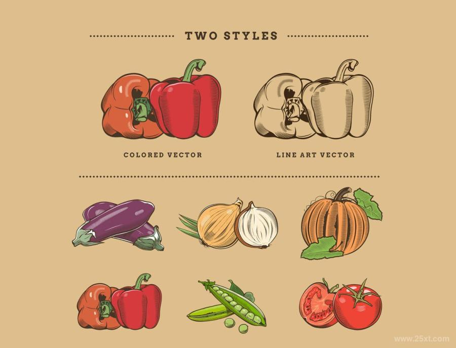 25xt-170596 Vegetables-in-Vintage-Stylez3.jpg