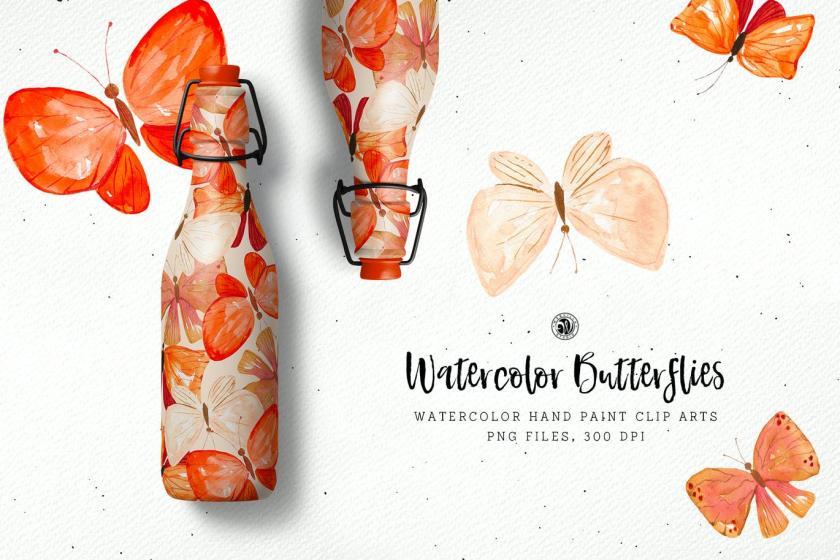 25xt-170023 WatercolorButterfliesz6.jpg