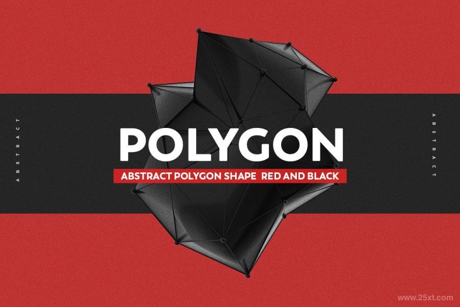 25xt-5050443 Abstract-Polygon-Shape-Red-And-blackz3.jpg