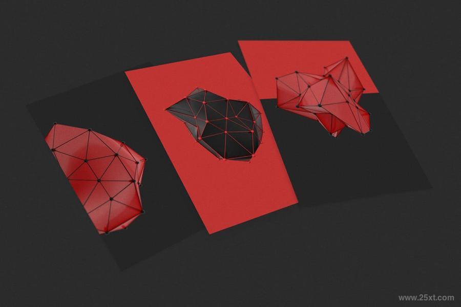 25xt-5050443 Abstract-Polygon-Shape-Red-And-blackz4.jpg