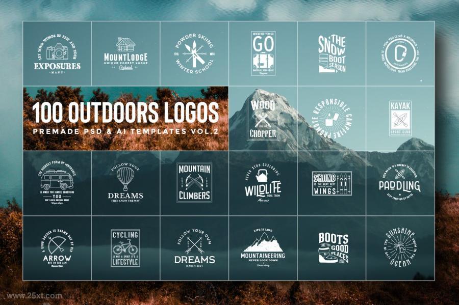 25xt-5050447 100-Outdoors-Adventurers-Logos--Illustrationsz2.jpg