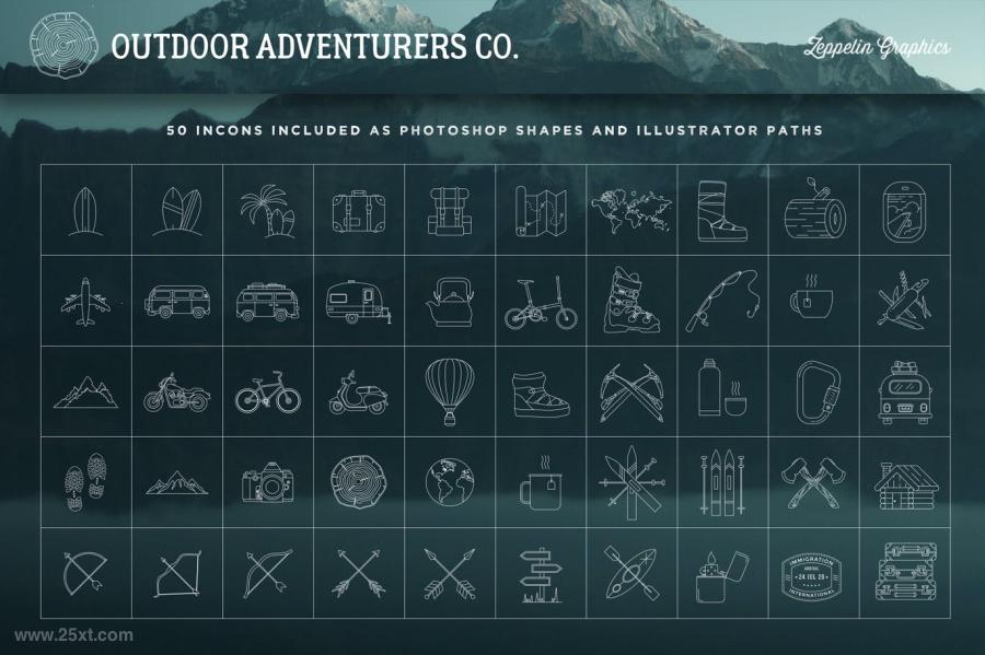 25xt-5050447 100-Outdoors-Adventurers-Logos--Illustrationsz4.jpg