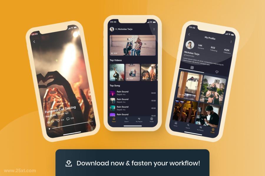 25xt-161450 Audio--Video-Mobile-App-UI-Kitz6.jpg