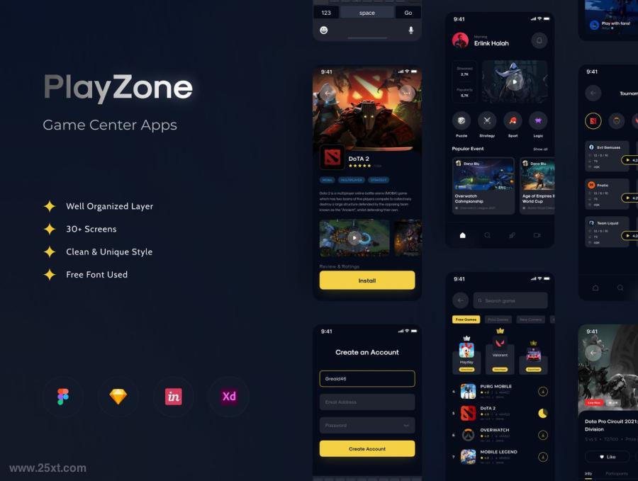 25xt-161453 PlayZone---Game-Center-Apps-UI-Kitz3.jpg