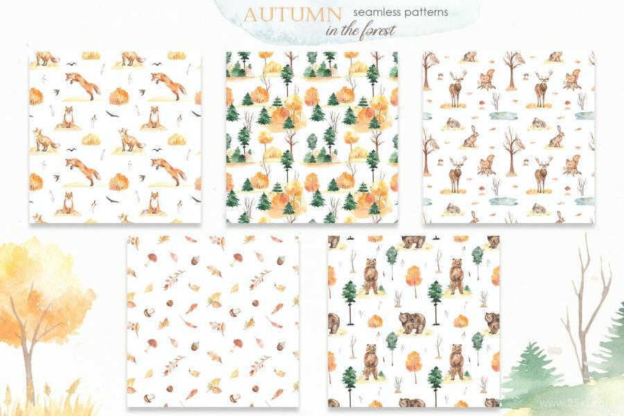 25xt-161475 Autumn-in-the-forest-Watercolor-collectionz12.jpg