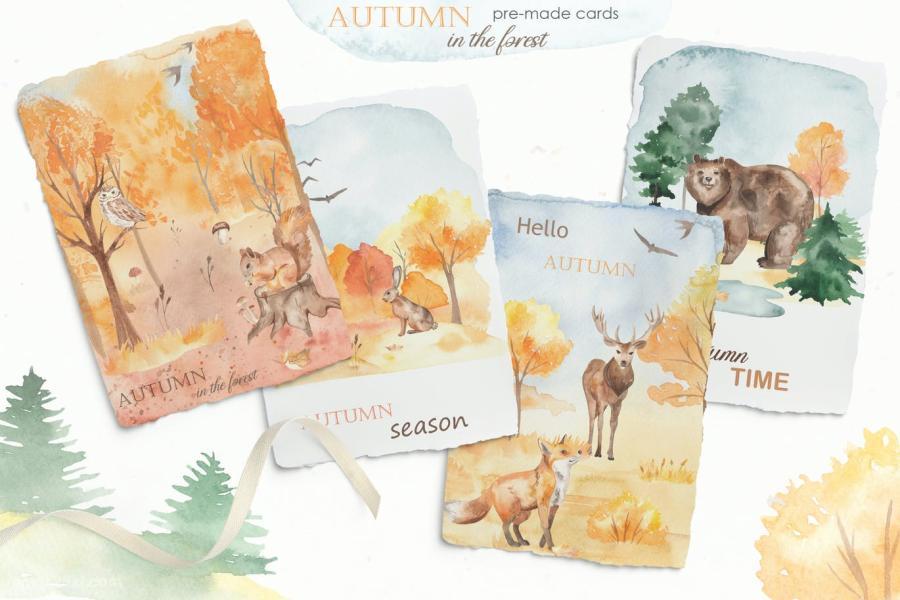 25xt-161475 Autumn-in-the-forest-Watercolor-collectionz7.jpg