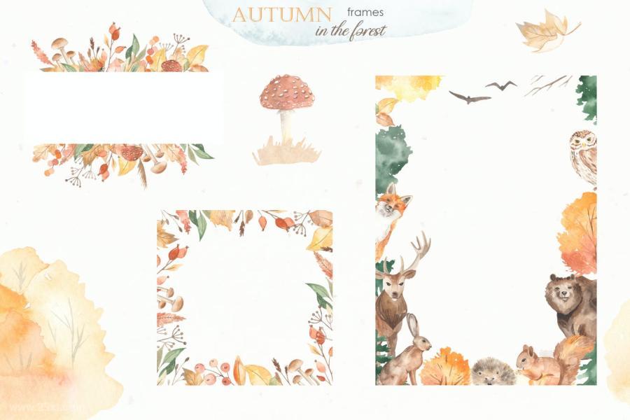 25xt-161475 Autumn-in-the-forest-Watercolor-collectionz9.jpg