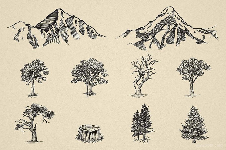 25xt-161621 Nature-Forest-Hand-drawn-Elements-1z4.jpg