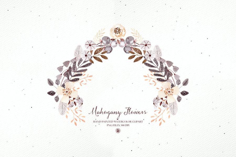 25xt-161197 Mahogany-Flowers---watercolor-clipart-and-framesz6.jpg
