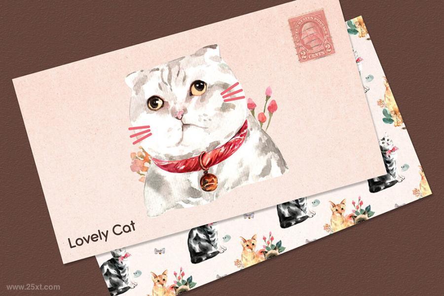 25xt-128640 Cats-Adorable-Pet-Watercolorz9.jpg