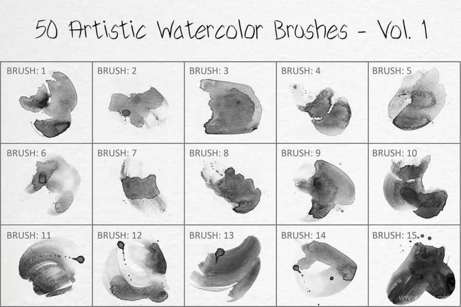 25xt-128650 50-Artistic-Watercolor-Brushes---Vol-1z4.jpg