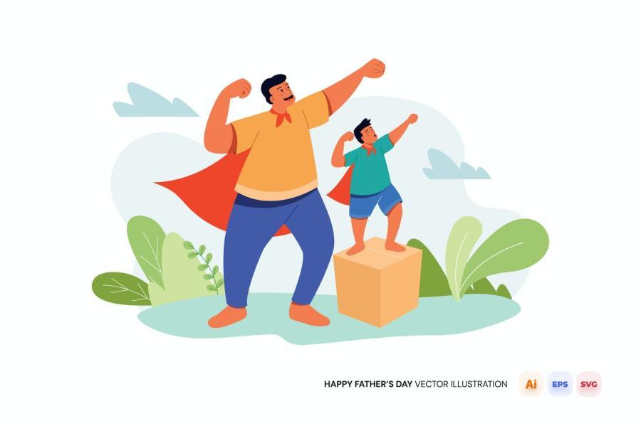 25xt-161806 Happy-Fathers-Day-Vector-Illustrationz2.jpg