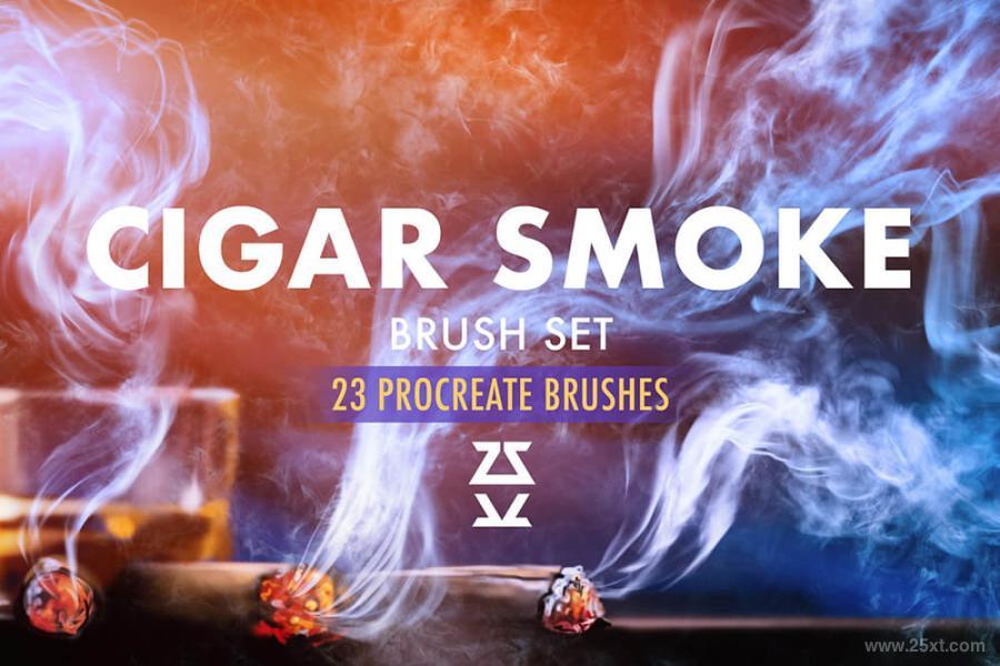 25xt-128479 Cigar-Smoke-Procreate-Brush-Setz2.jpg
