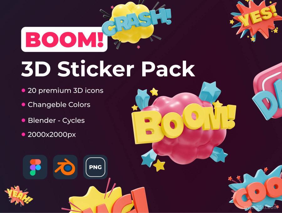 25xt-485223 BOOM3DStickerPackz3.jpg