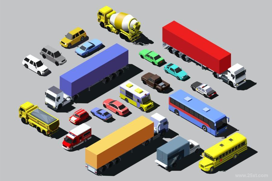25xt-128750 Vector-isometric-cars,-trucks-and-other-vehiclesz2.jpg