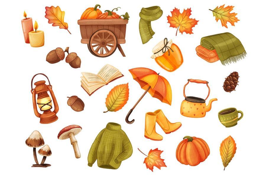 25xt-170816 Autumn-Realistic-Stickers-Setz2.jpg