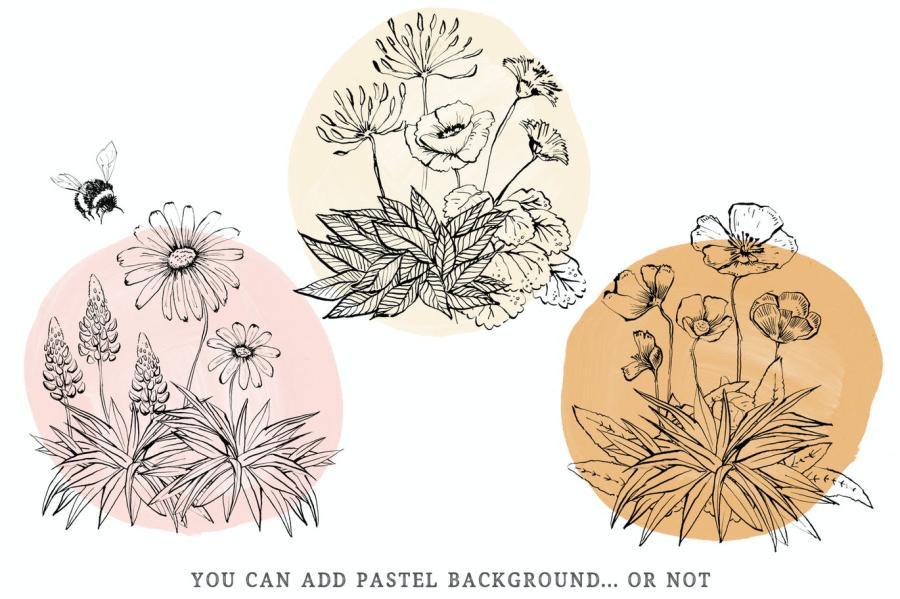 25xt-170838 Flower-Doodle-clipart,-Ink-Meadowz4.jpg