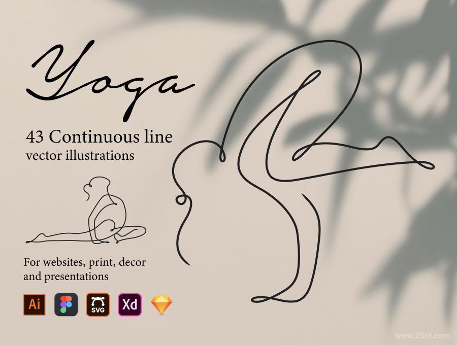 25xt-485664 YogaContinuousLineIllustrationsz3.jpg