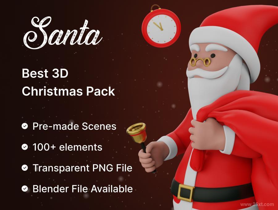 25xt-486308 Santa–BestChristmas3DModelsz3.jpg