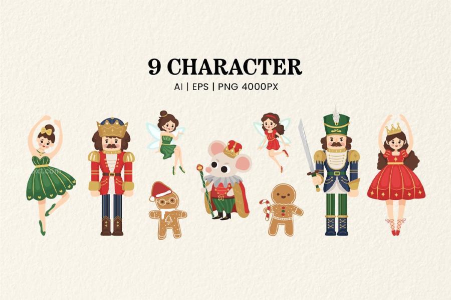 25xt-162592 Christmas-Nutcracker-Vector-Illustrationsz3.jpg
