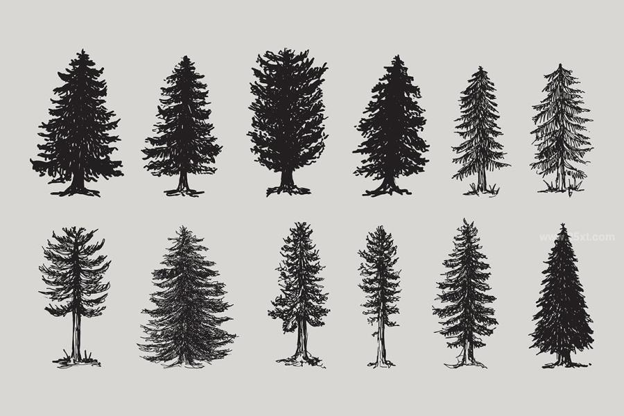 25xt-162671 Mountain-forest-hand-drawn-elementsz5.jpg