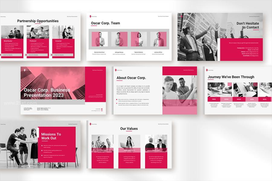 25xt-162707 Oscar-–-magenta-professional-business-presentationz4.jpg