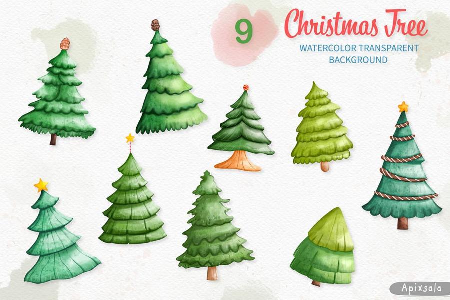 25xt-163187 Watercolor-Christmas-Tree-Illustrationz4.jpg
