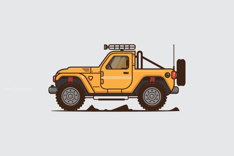 25xt-163698 Classic-Vehicle---Vector-Illustrationz3.jpg