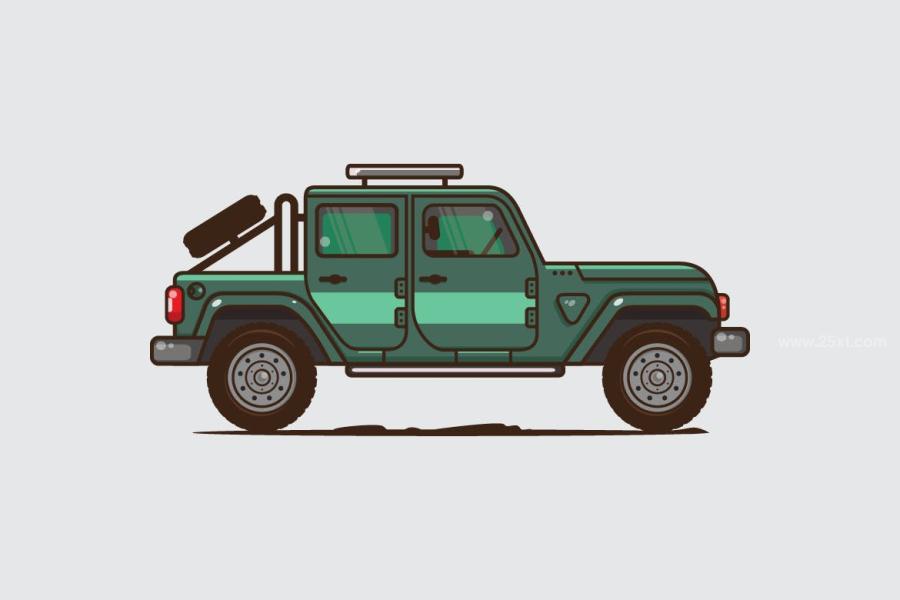 25xt-163698 Classic-Vehicle---Vector-Illustrationz4.jpg