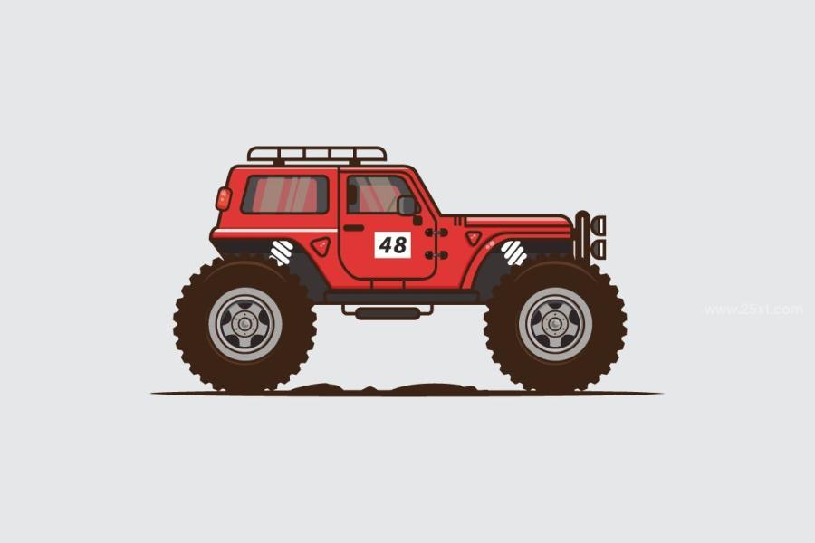 25xt-163698 Classic-Vehicle---Vector-Illustrationz6.jpg