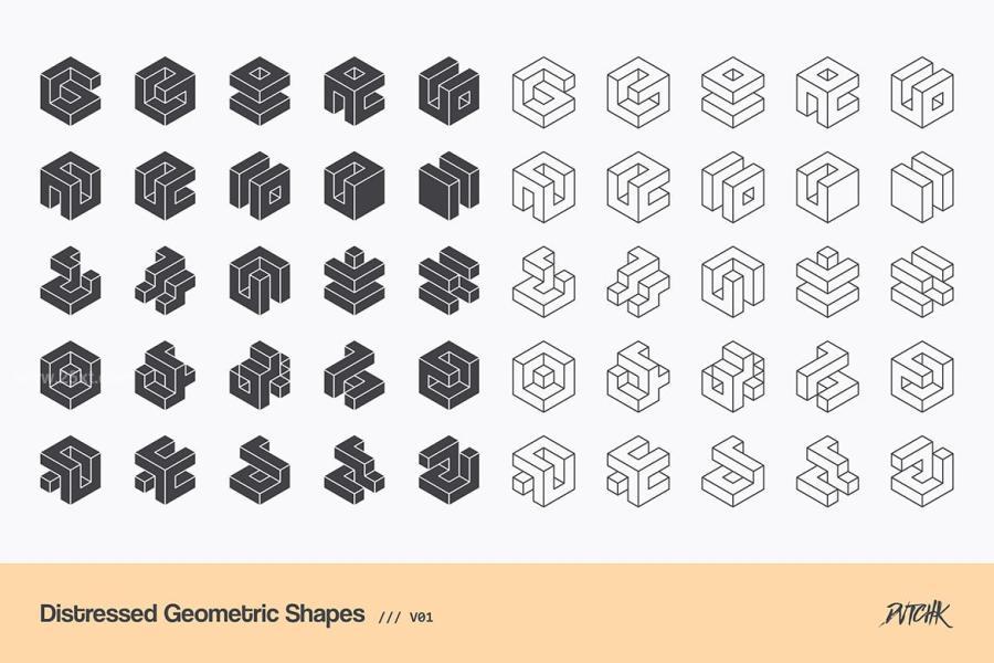 25xt-163466 Distressed-Geometric-Shapes-V01z16.jpg