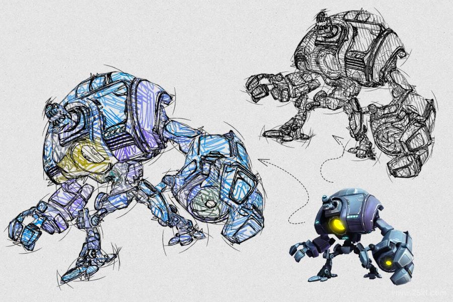 25xt-487249 Rough-Sketch-Photoshop-Actionz4.jpg