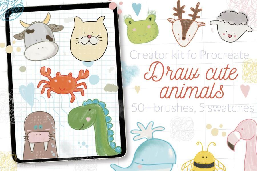 25xt-487260 Cute-animals-Procreate-stampsz2.jpg